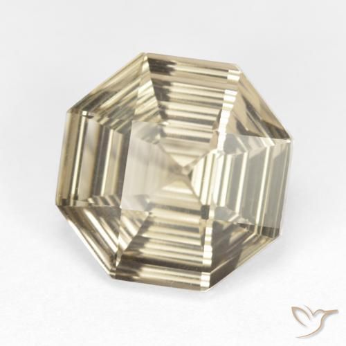 5.82克拉天然烟晶，八边形，VVS