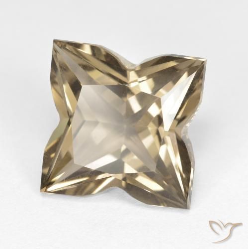 4.26克拉天然烟晶，花式切割，VVS