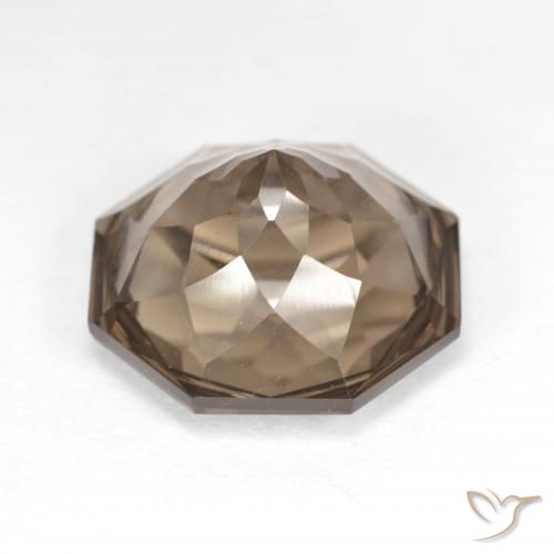 7.84克拉天然烟晶，八边形，VVS