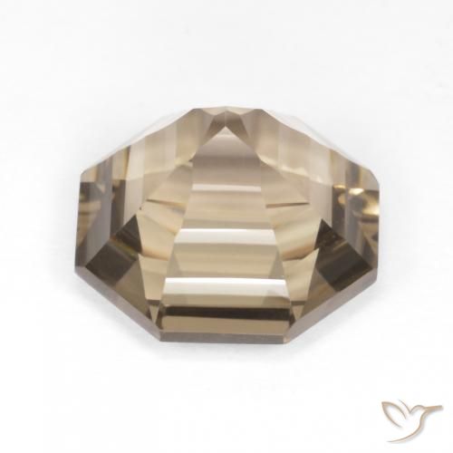 5.52克拉天然烟晶，八边形，VVS