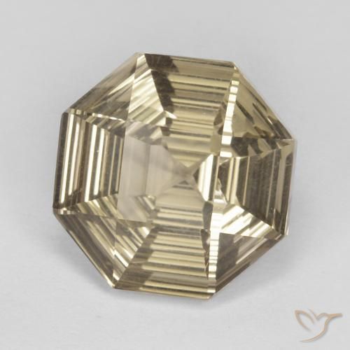 6.28克拉天然烟晶，八边形，VVS