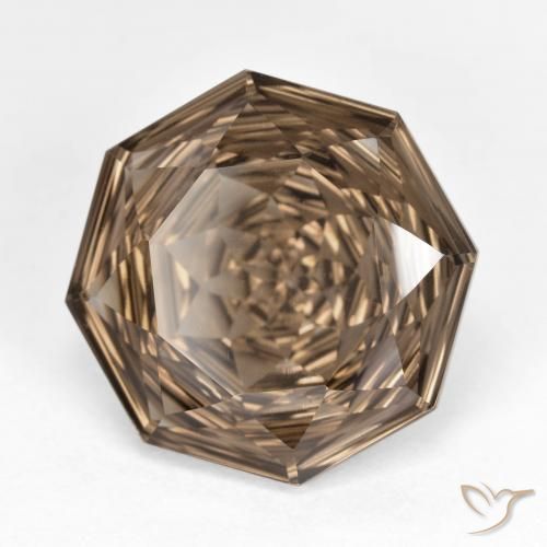 8.80克拉天然烟晶，八边形，VVS