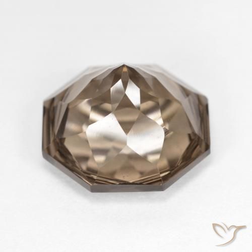 8.80克拉天然烟晶，八边形，VVS
