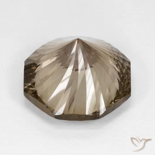 9.62克拉天然烟晶，八边形，VVS
