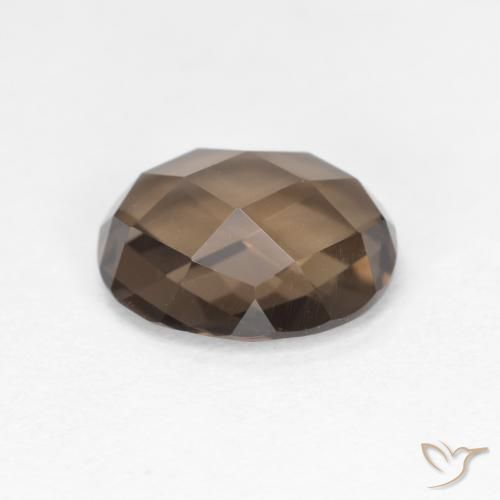 1.74克拉天然烟晶，椭圆形，VVS-VS