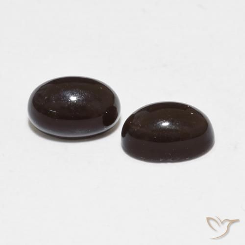 1.14克拉天然烟晶，椭圆形，半透明
