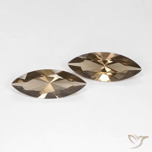 5.88克拉天然烟晶，榄尖形，VVS