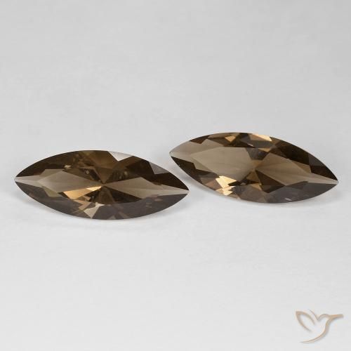 6.02克拉天然烟晶，榄尖形，VVS