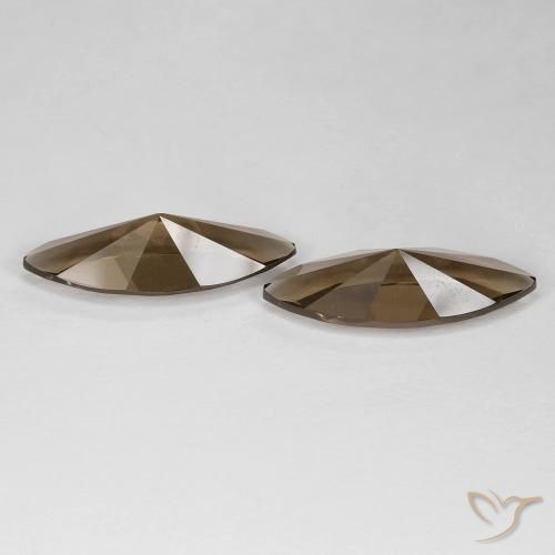 6.02克拉天然烟晶，榄尖形，VVS