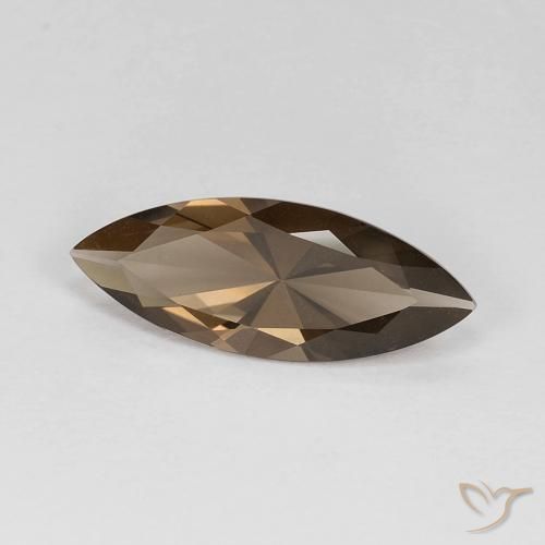 2.77克拉天然烟晶，榄尖形，VVS