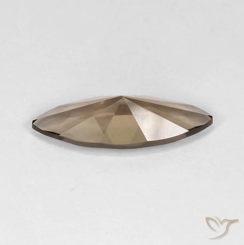 2.79克拉天然烟晶，榄尖形，VVS