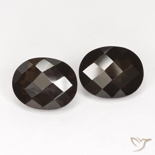 5.19克拉天然烟晶，椭圆形，VVS-VS