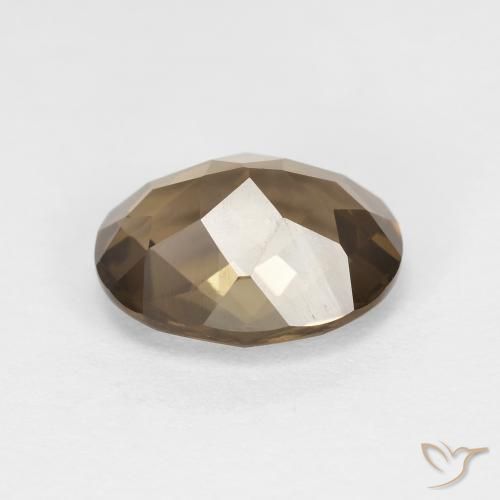2.35克拉天然烟晶，椭圆形，VVS