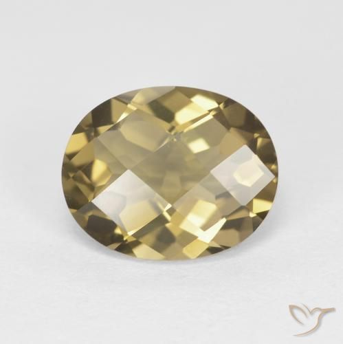 2.43ct 天然 咖啡棕 烟晶, 椭圆形, VVS
