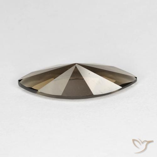 2.94克拉天然烟晶，榄尖形，VVS