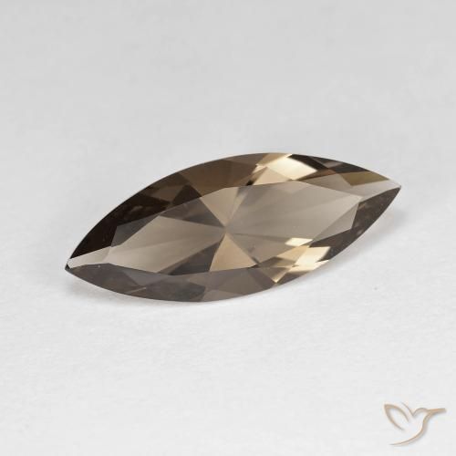 2.52克拉天然烟晶，榄尖形，VVS