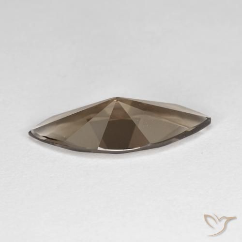 2.52克拉天然烟晶，榄尖形，VVS