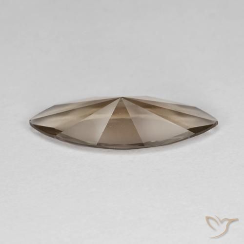 2.69克拉天然烟晶，榄尖形，VVS