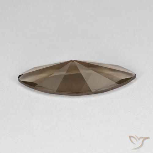 2.74克拉天然烟晶，榄尖形，VVS