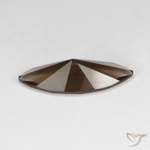 2.80克拉天然烟晶，榄尖形，VVS