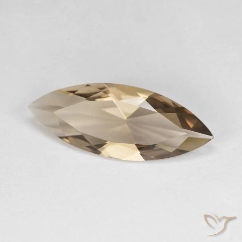 2.67克拉天然烟晶，榄尖形，VVS
