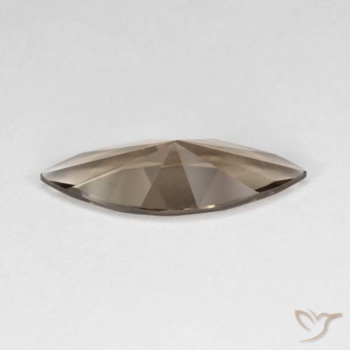 2.57克拉天然烟晶，榄尖形，VVS