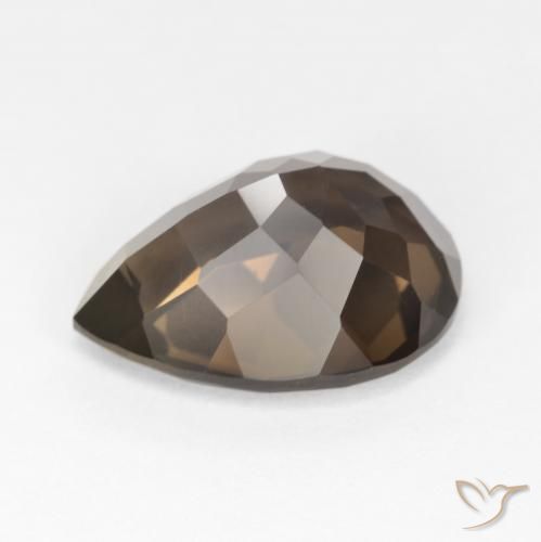 6.58克拉天然烟晶，梨形，VVS
