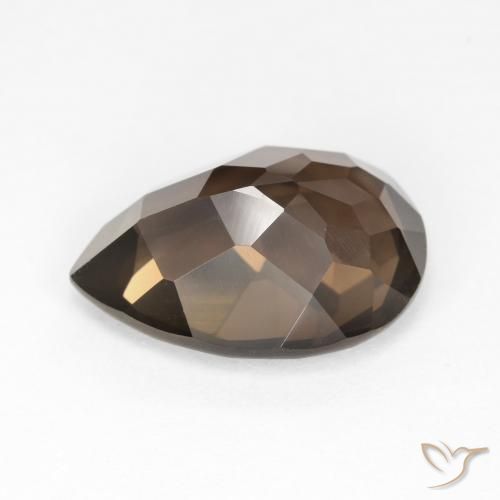 6.04克拉天然烟晶，梨形，VVS
