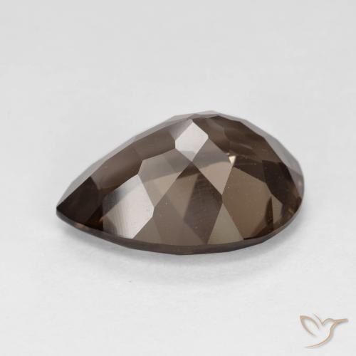 6.21克拉天然烟晶，梨形，VVS
