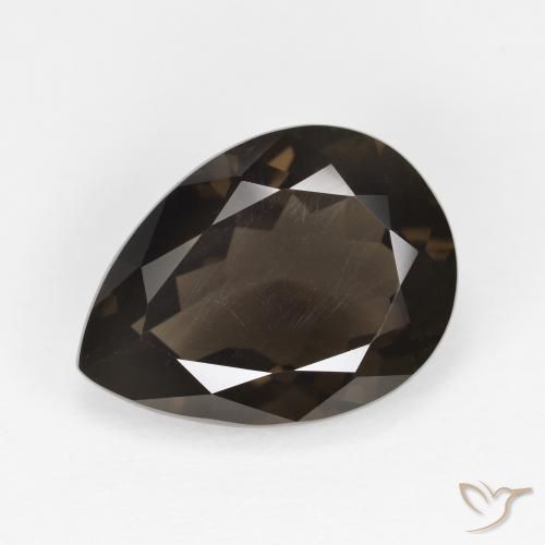6.11克拉天然烟晶，梨形，VVS