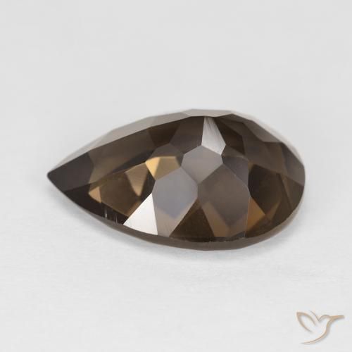 5.67克拉天然烟晶，梨形，VVS