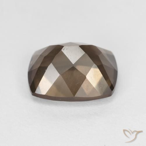 3.06克拉天然烟晶，软垫，VS