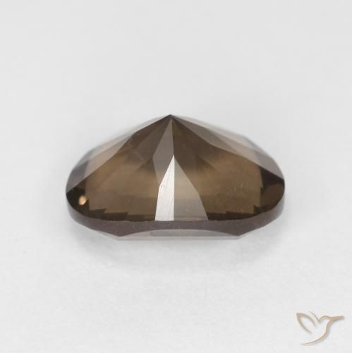 2.54克拉天然烟晶，椭圆形，VS