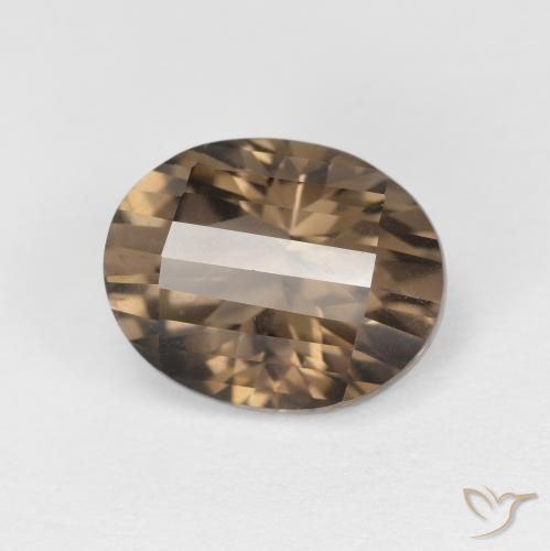 2.61ct 天然 Medium Light-Brown 烟晶, 椭圆形, VS
