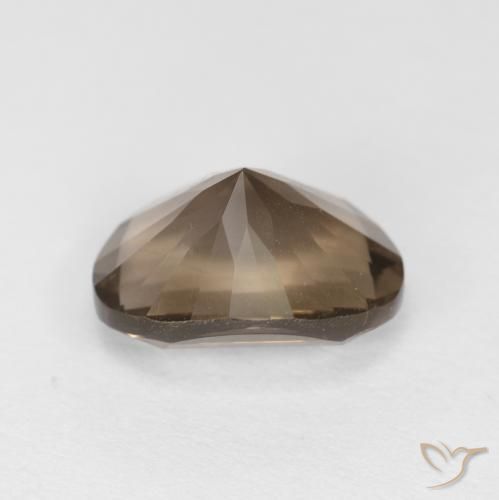 2.61克拉天然烟晶，椭圆形，VS