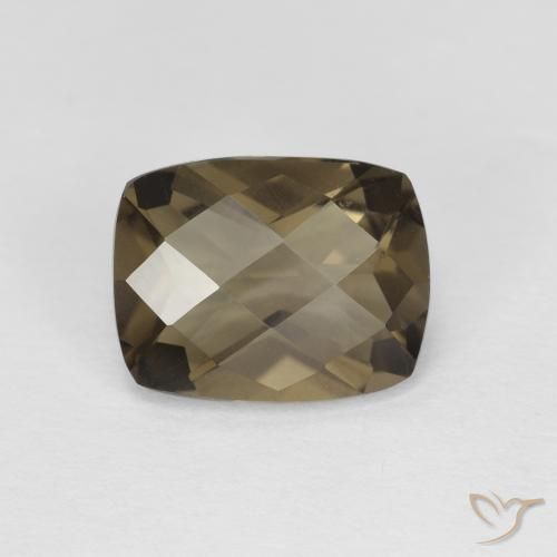 1.90ct 天然 中褐色 烟晶, 软垫, VVS