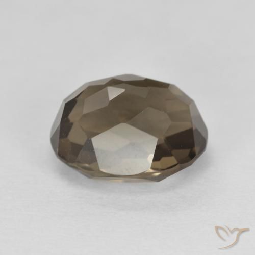2.74克拉天然烟晶，椭圆形，VVS