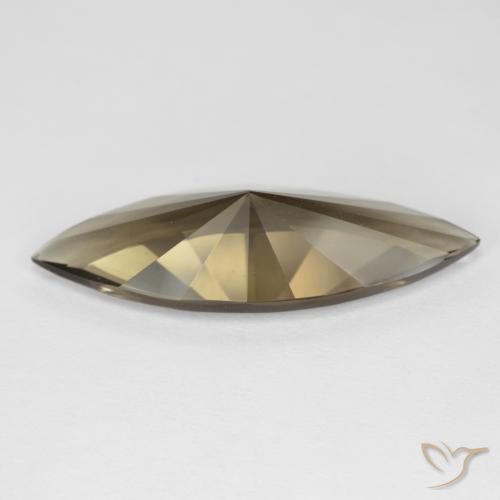 6.22克拉天然烟晶，榄尖形，VVS