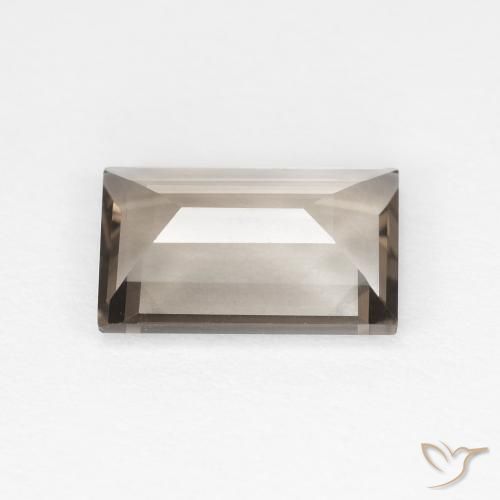 1.36克拉天然烟晶，狭长方形，VVS