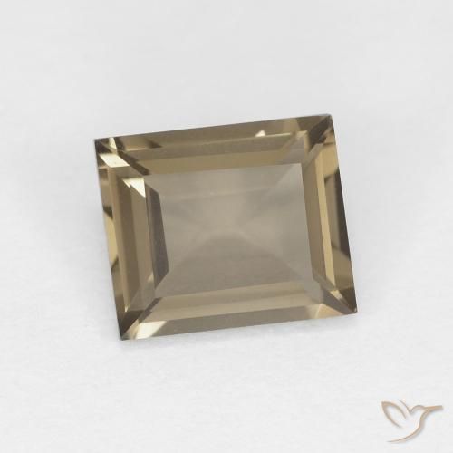 0.92克拉天然烟晶，狭长方形，VVS