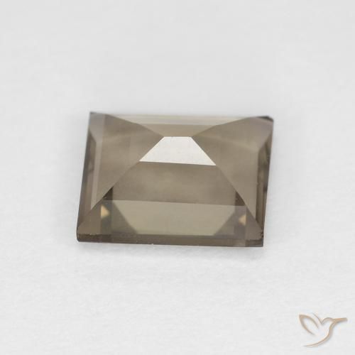0.92克拉天然烟晶，狭长方形，VVS