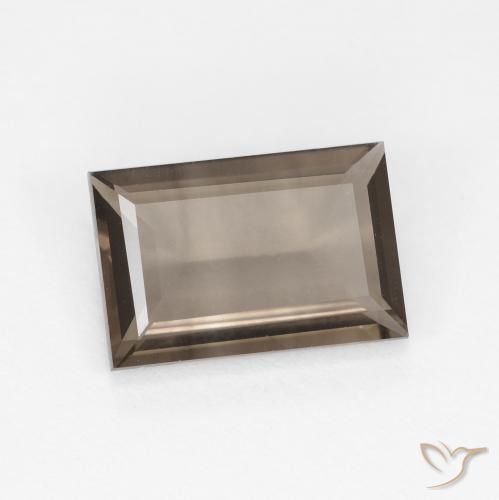 1.43克拉天然烟晶，狭长方形，VVS