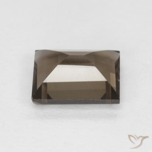 0.86克拉天然烟晶，狭长方形，VVS