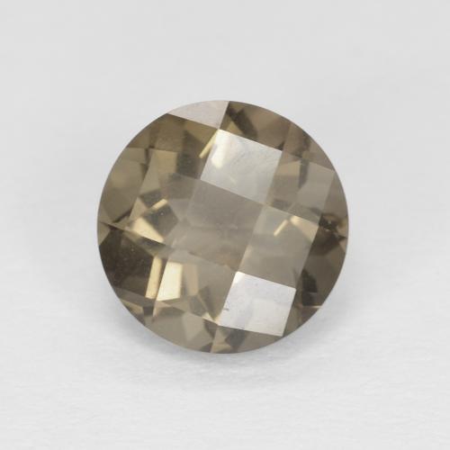 1.22ct 天然 Medium Light-Brown 烟晶, 圆形的, VVS