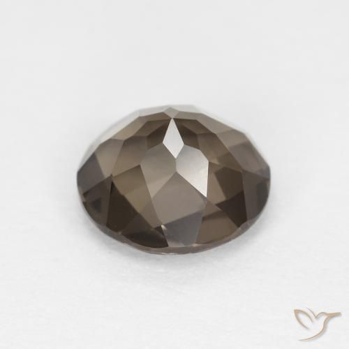 1.13克拉天然烟晶，圆形的，VVS