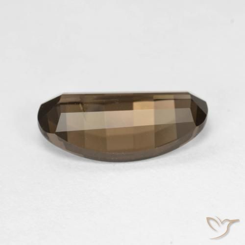 2.73克拉天然烟晶，椭圆形，VVS