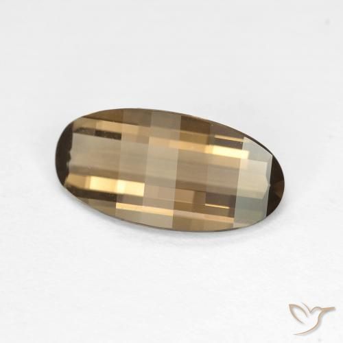 2.28克拉天然烟晶，椭圆形，VVS