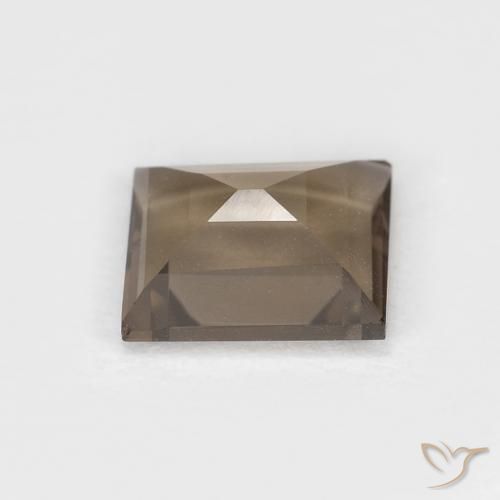 0.87克拉天然烟晶，狭长方形，VVS