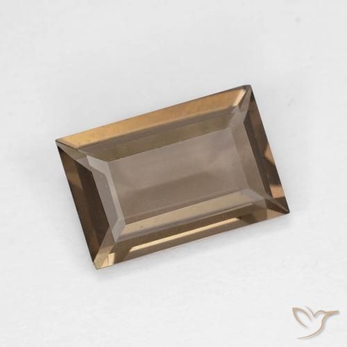 1.36克拉天然烟晶，狭长方形，VVS