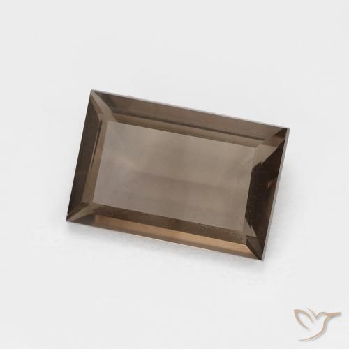 1.43克拉天然烟晶，狭长方形，VVS